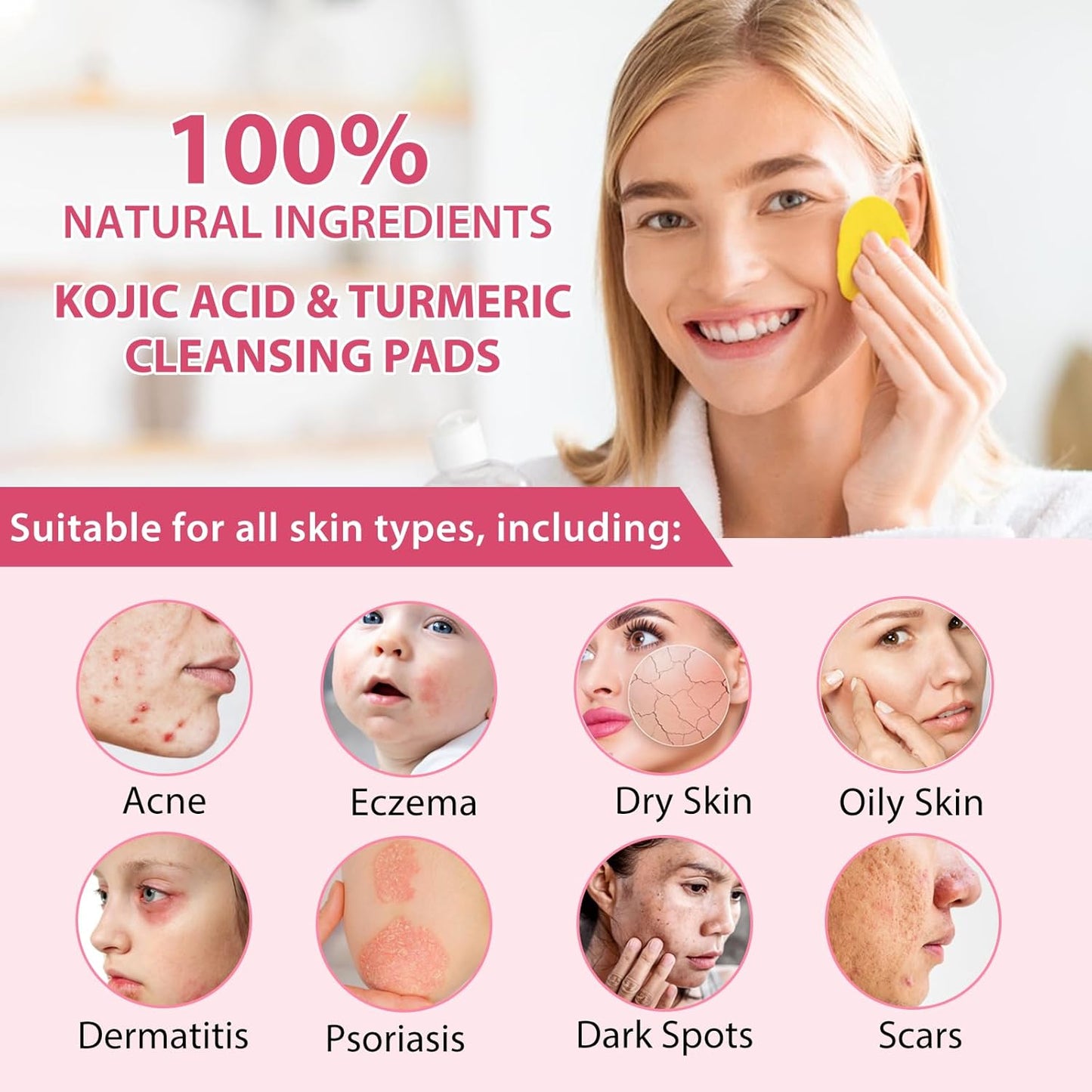GlowTurm™ Turmeric Cleansing Pads