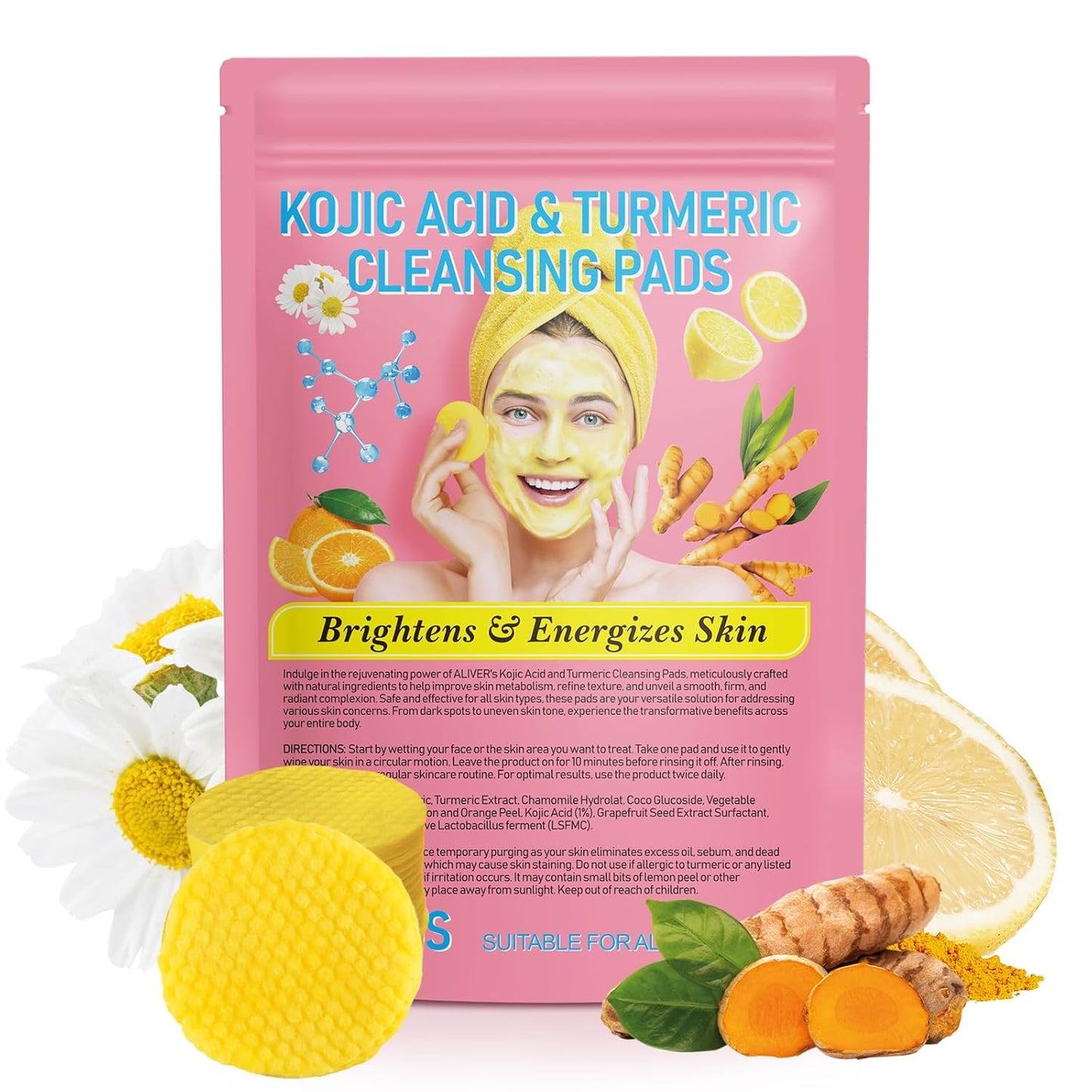 GlowTurm™ Turmeric Cleansing Pads