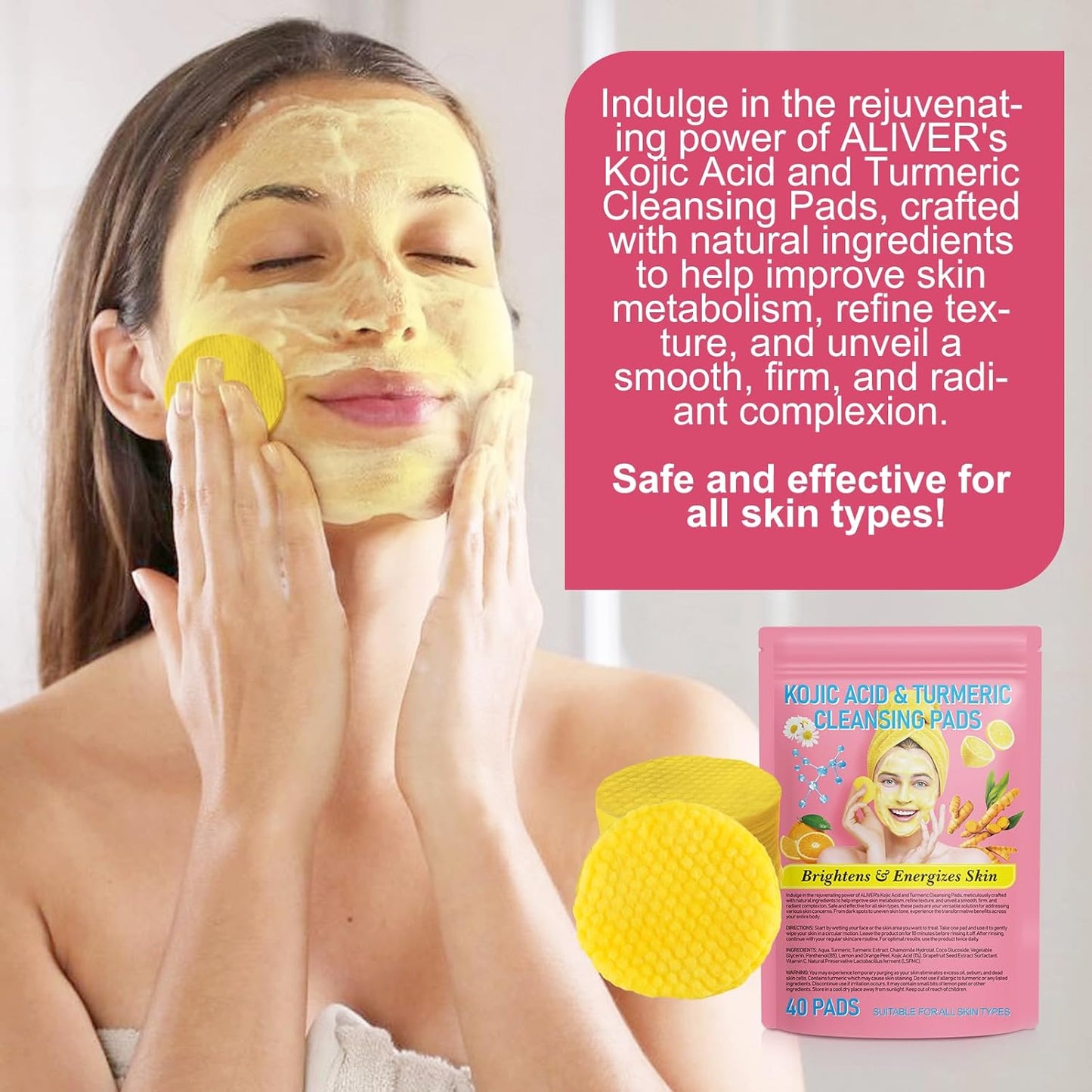 GlowTurm™ Turmeric Cleansing Pads